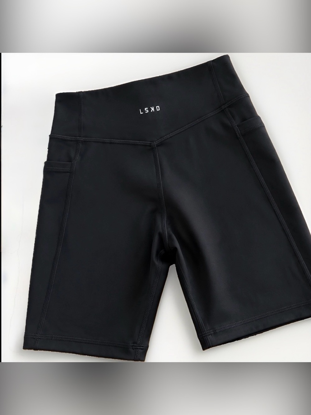 LSKD Elite High-Rise 6” Short Pockets- Black